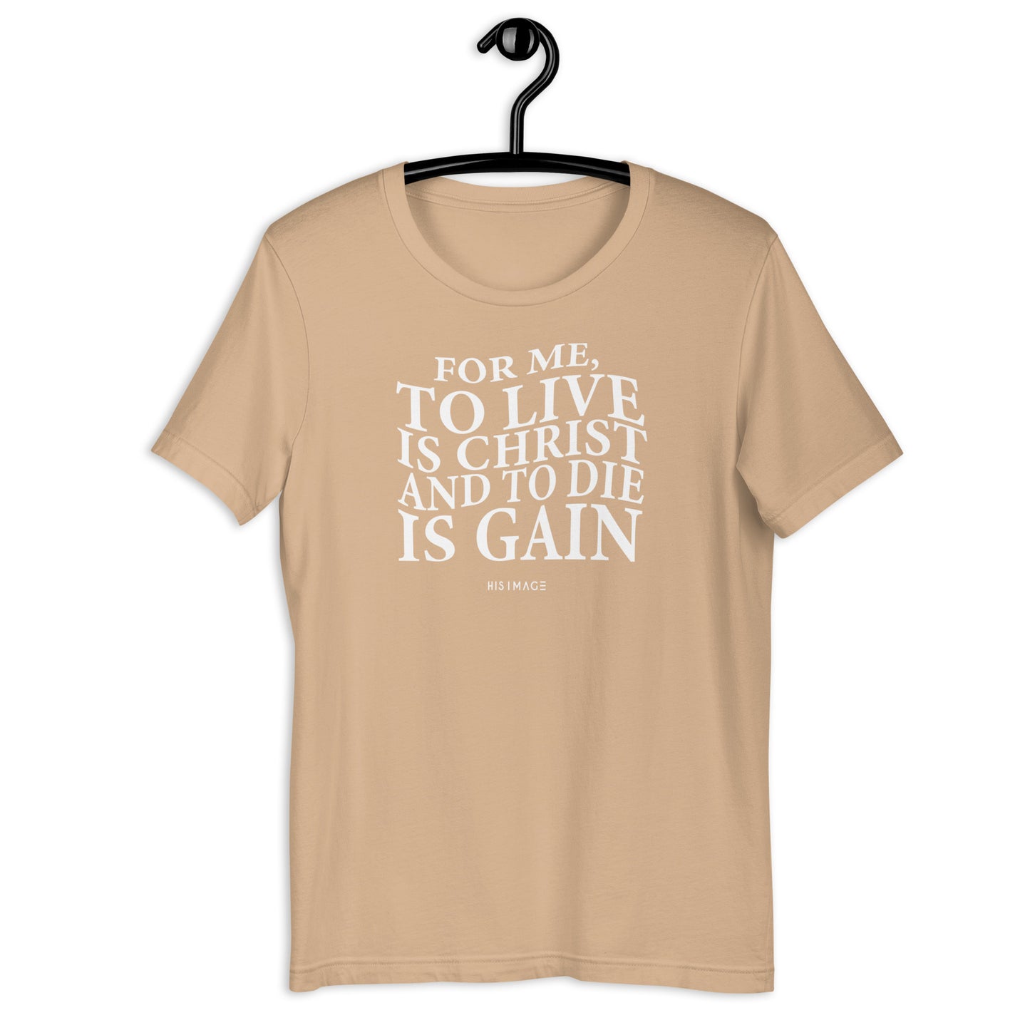 "To live is Christ" t-shirt